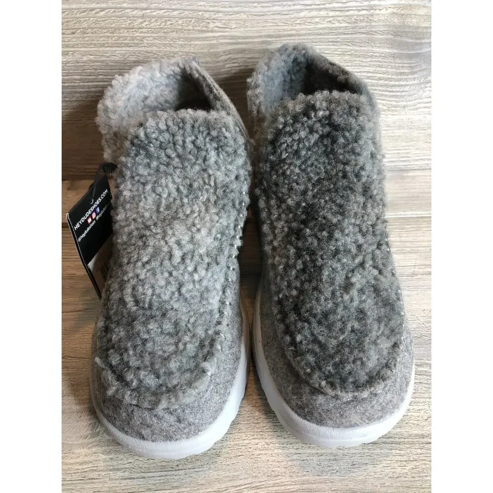 Hey Dude Womens Denny Comfort Boot Shoes Ombre Silver Dream 6 NWT - Picture 4 of 6